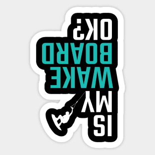 wakeboarding Sticker